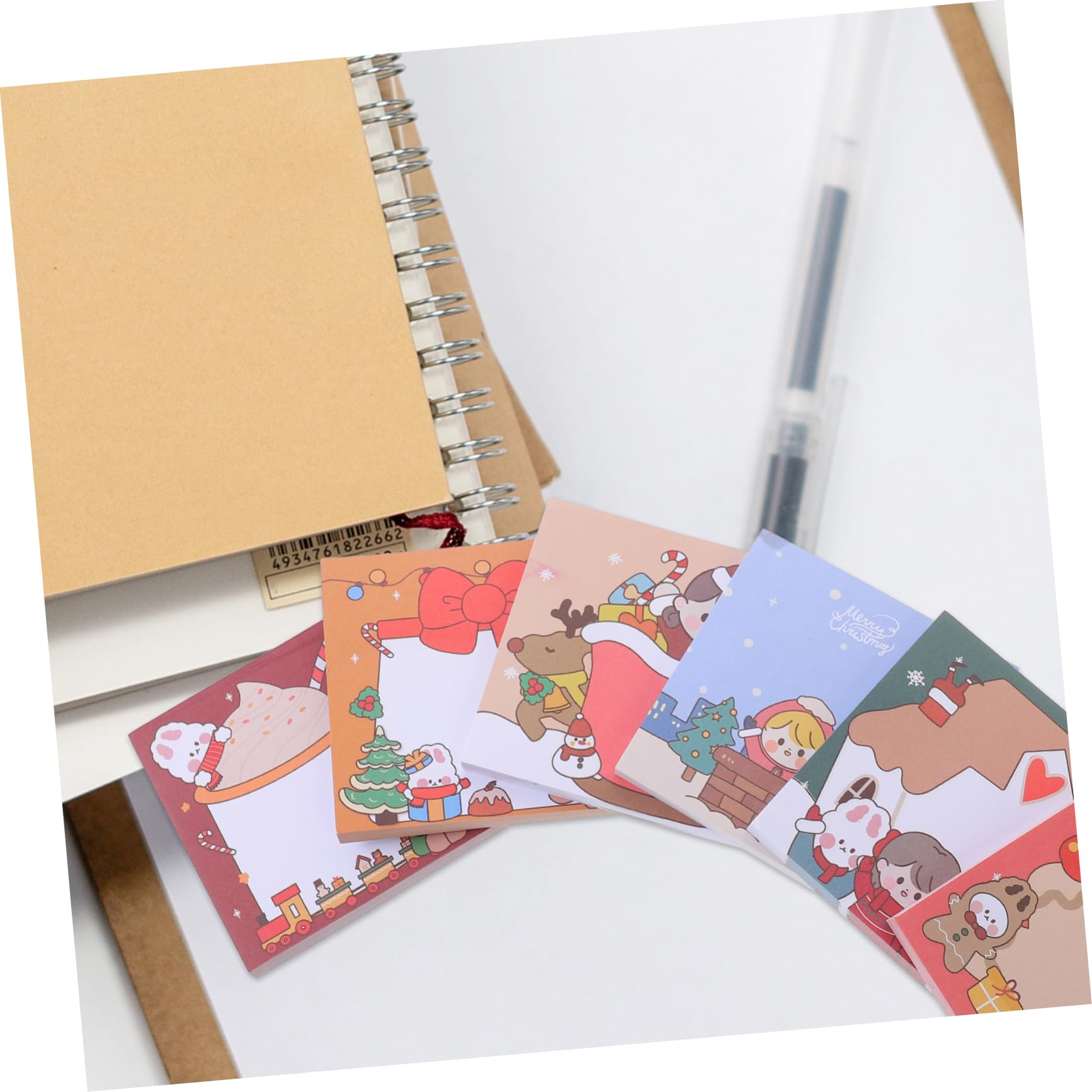 VILLCASE 24stücke Weihnachts- Haftnotizen Selbstklebende Notizzettel Für Schule Büro Und Zuhause Verschiedene Designs Für Nachrichten Und Erinnerungen