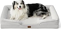 Vista 217 de Bedsure - Cama ortopédica extragrande para perros, sofá cama lavable para perros extragrandes, espuma de soporte con funda extraíble y lavable, negro