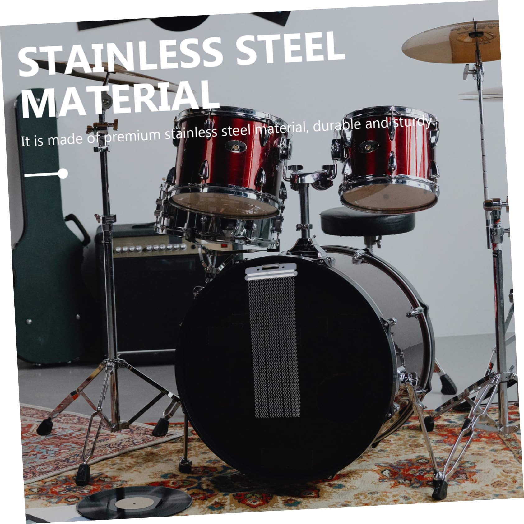 GOOHOCHY Sturdy Snare Drum Wire Replacement Durable Strand Snare Belt for Percussion Instruments and Practical Accessory for Box Drums and Marching Bands