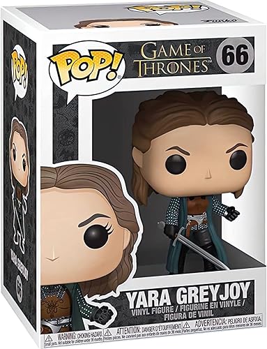 Miniatura 4 de Funko Yara Greyjoy: Juego de Tronos x POP! Figura de vinilo y 1 paquete de protector gráfico de plástico PET [#066/34617 - B]