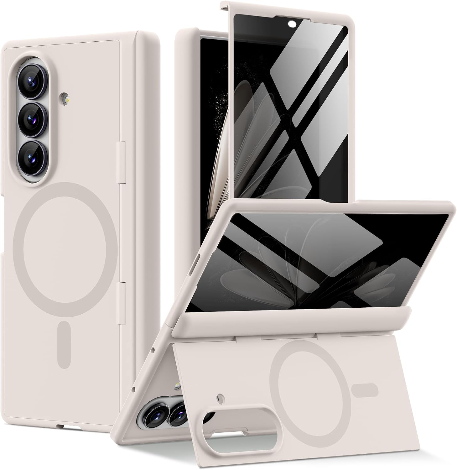 Magnetic for Samsung Galaxy Z Fold 7 Case with Privacy Screen Protector