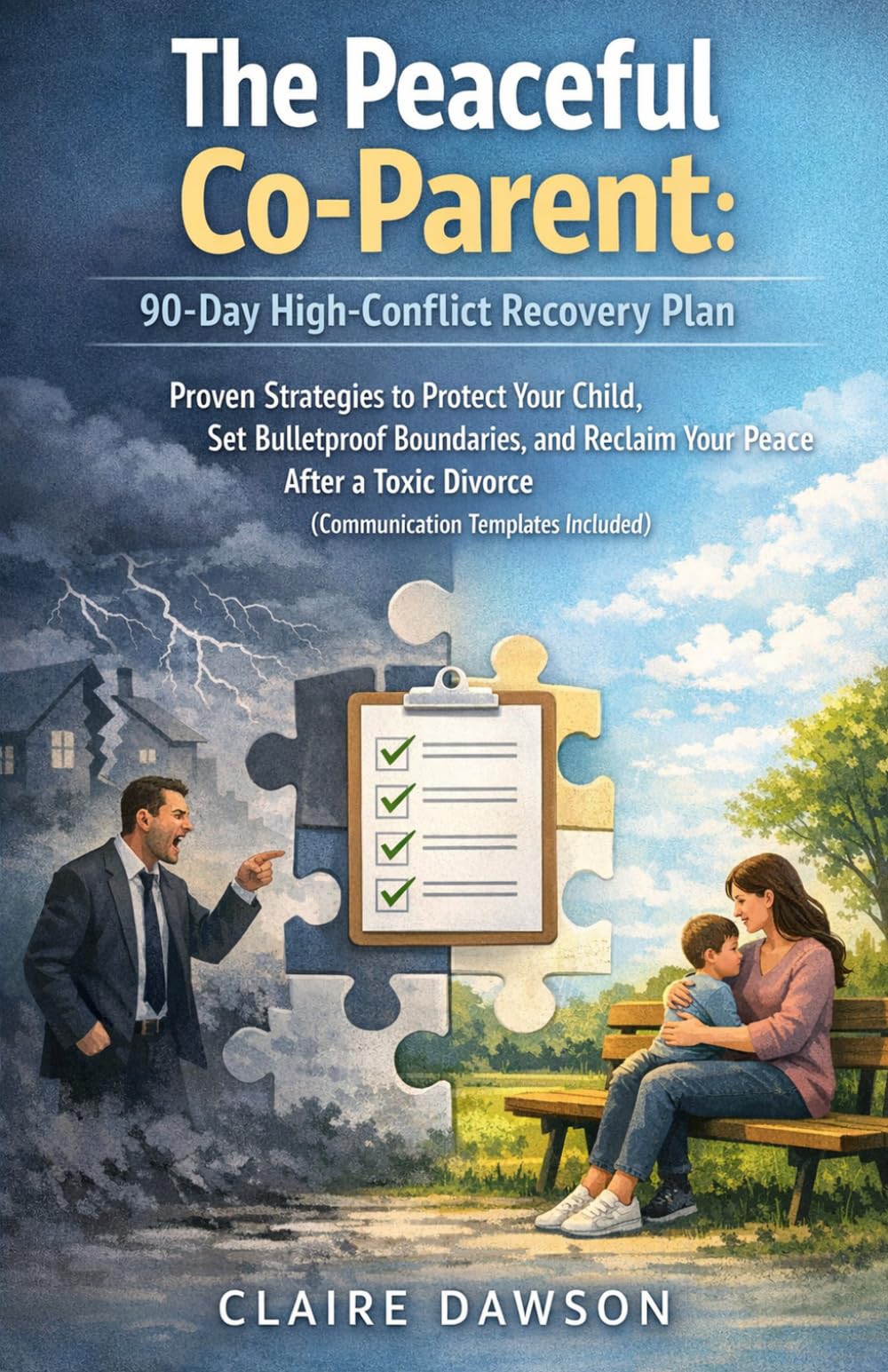 The Peaceful Co-Parent: 90-Day High-Conflict Recovery Plan: Proven Strategies to Protect Your Child, Set Bulletproof Boundaries, and Reclaim Your Peace After a Toxic Divorce