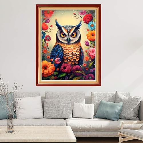 Miniatura 89 de Joyhoor Kits de punto de cruz para principiantes, suministros de punto de cruz estampados, kits de bordado de costura preimpresión para adultos