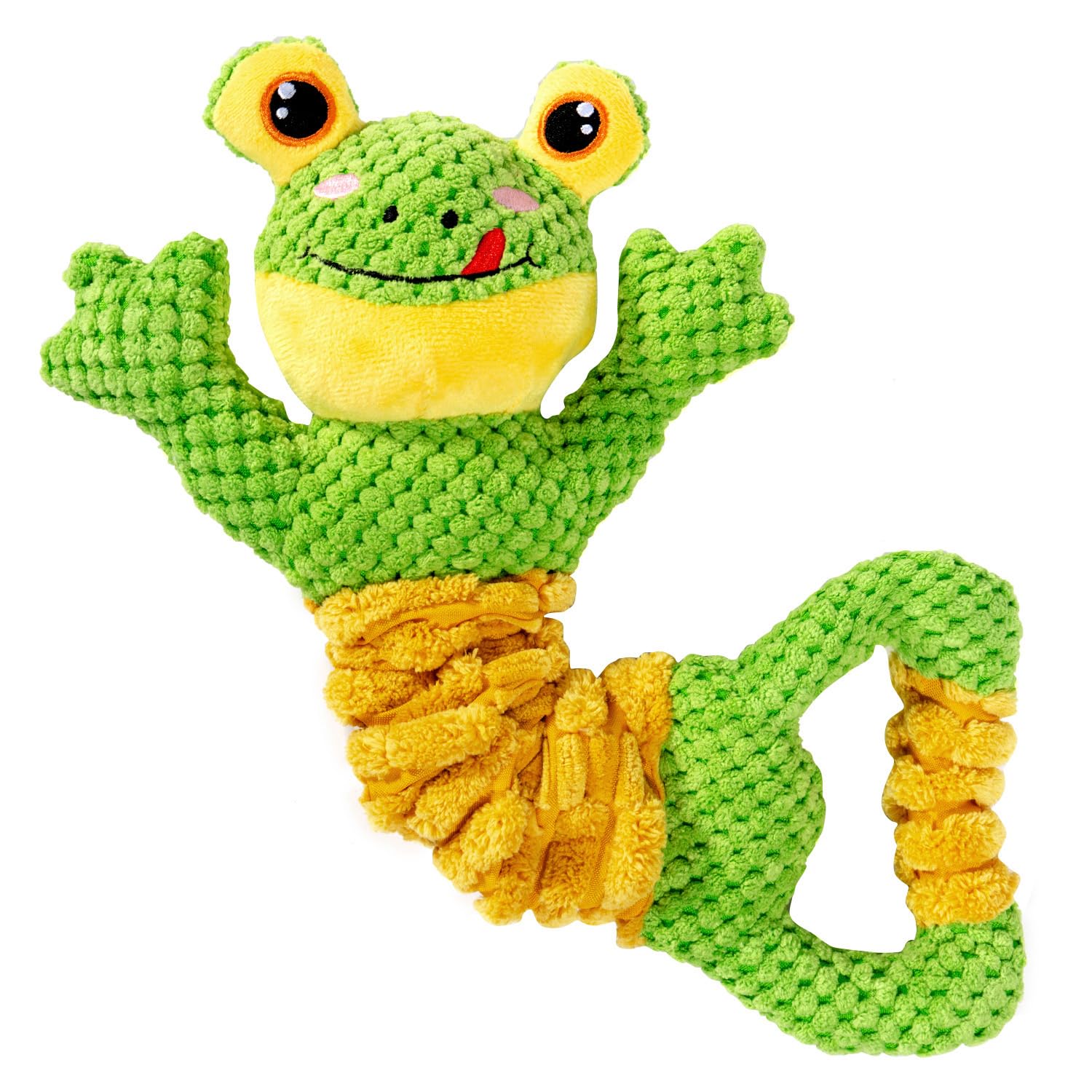 Sedioso Dog Tug Toy, Durable Dog Toys Large Breed, Tug of War Dog Squeaky Toy, Stuffed Plush Dog Toys with Crinkle Paper for Small, Middle, and Big