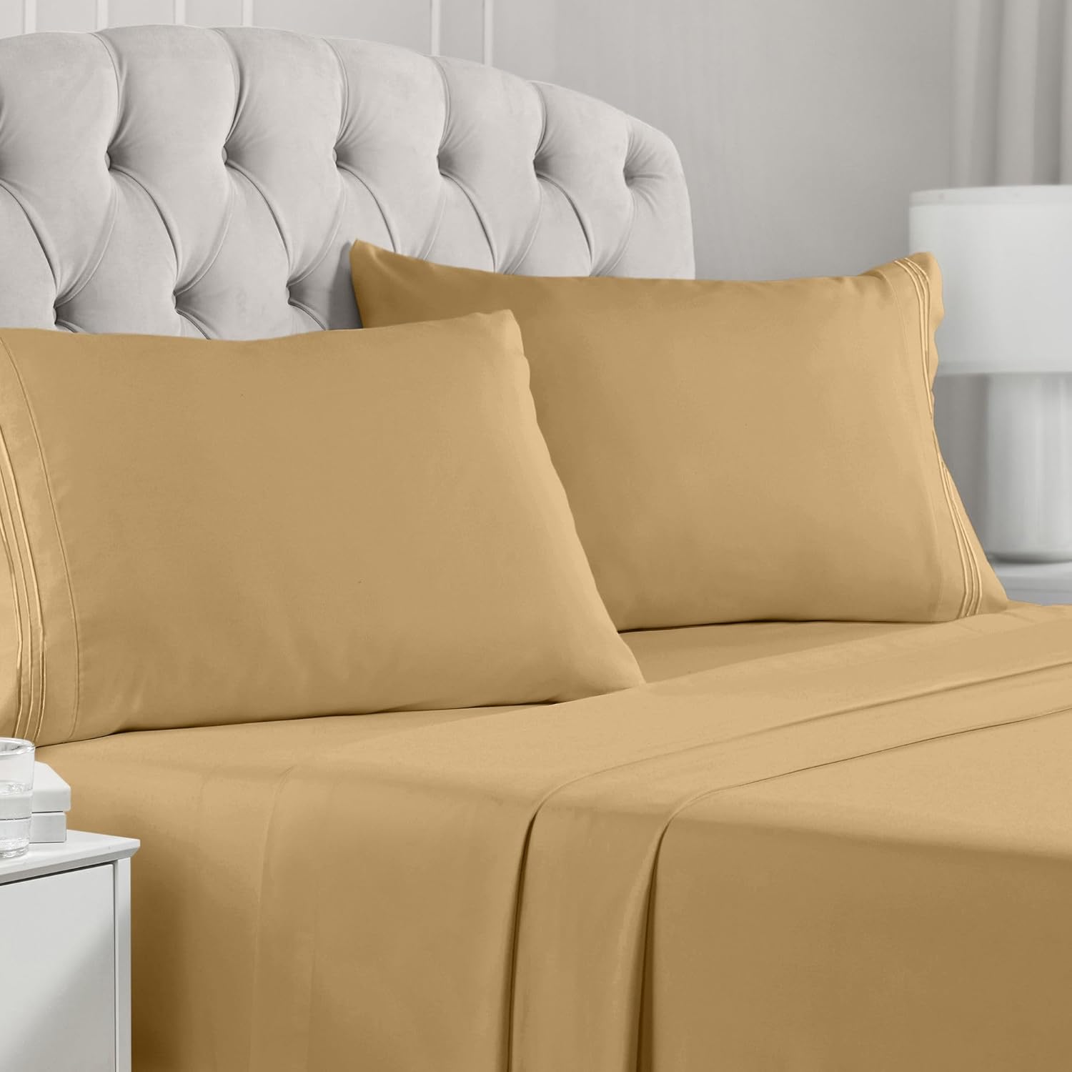 Mellanni Queen Sheet Set 4 Piece Iconic Collection