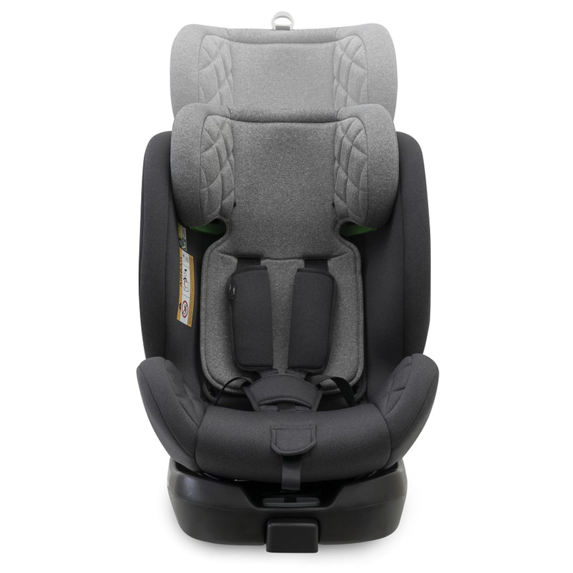 Various Silla de coche i - Size GR. 0+/1/2/3-40-150 cm–Edad: desde el nacimiento hasta los 12 años–0–36kg - Giratoria – ISOFIX (Gris)