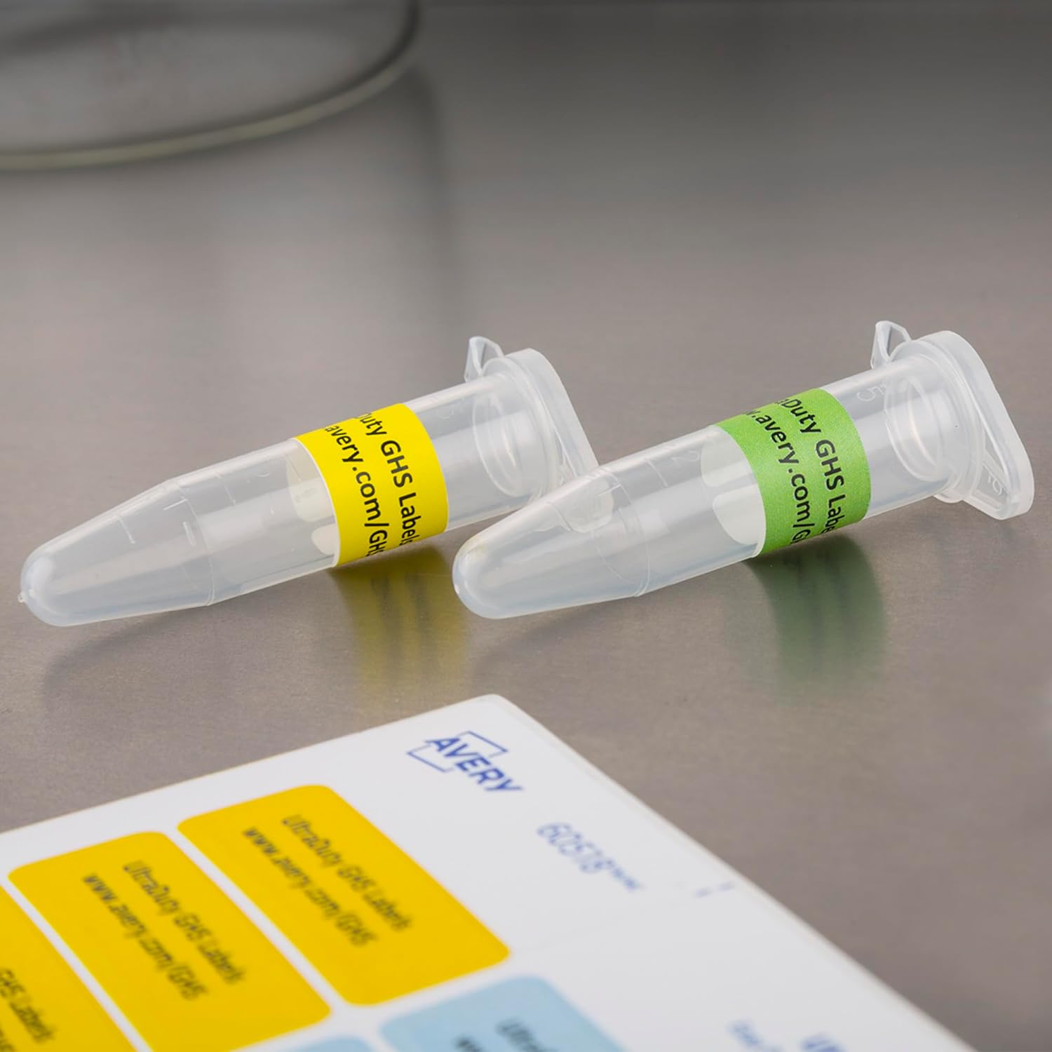 Avery UltraDuty GHS Chemical Labels for Laser Printers, Waterproof, UV Resistant, 0.5 x 1.75, Pack of 1,500 (60518)