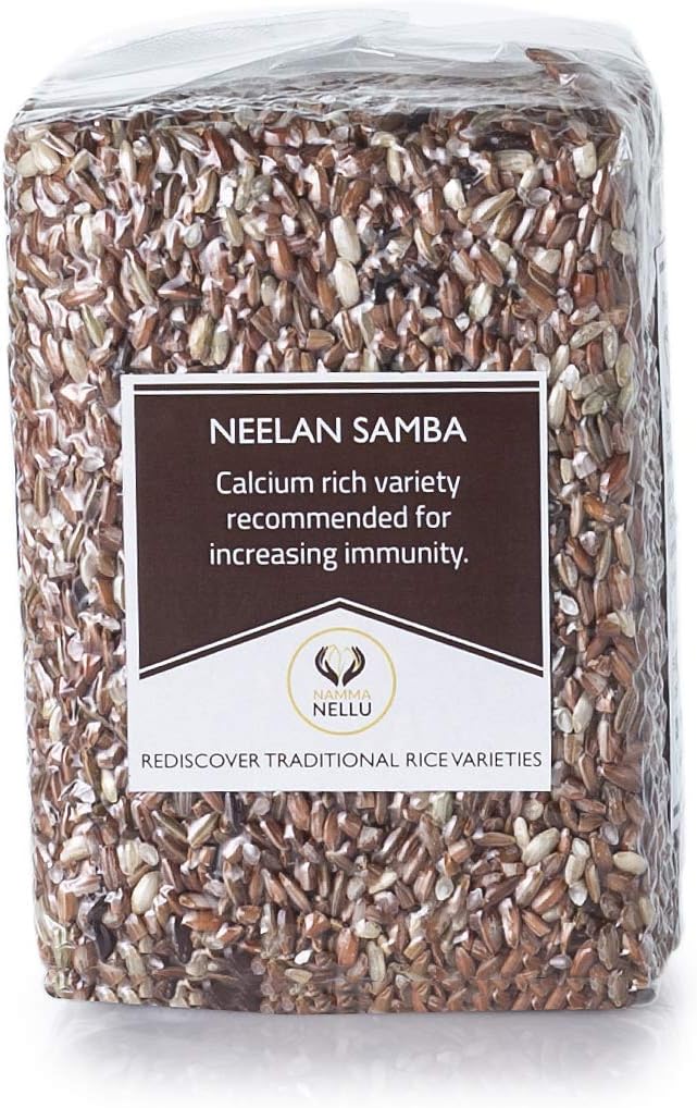 Namma Nellu Traditional Red Rice - Neelan Samba (Raw Rice) / நீலன் சம்பா (பச்சரிசி) - 1 kg