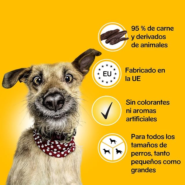 Foto 5 de 5 de Pedigree Ranchos Slices Snacks de Ternera para Perro (Pack 8 x 60g)