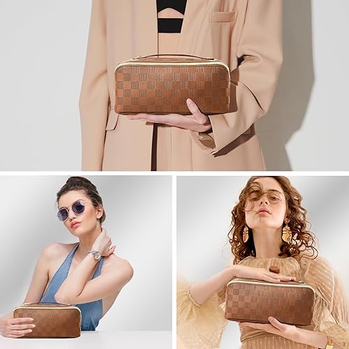 Miniatura 7 de Trifabricy Bolsas de maquillaje, Marrón