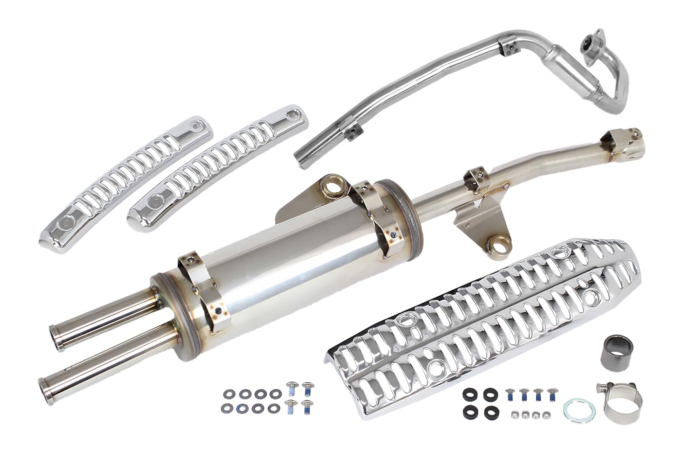 Amazon | スペシャルパーツ武川(TAKEGAWA) スクランブラーマフラー