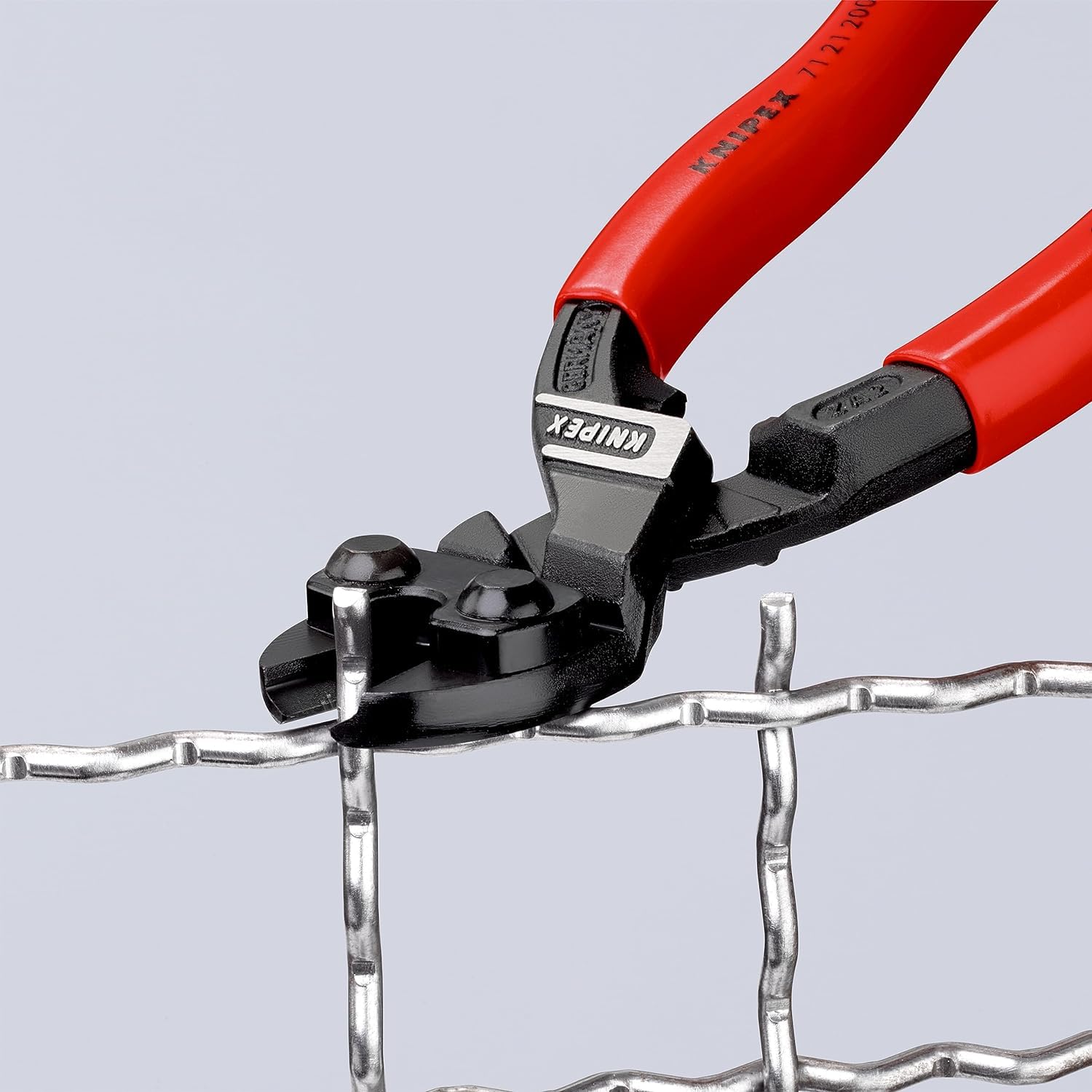 KNIPEX CoBolt Tronchese a doppia leva rivestiti in resina sintetica 200 mm, 71 21 200