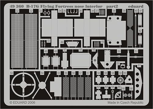 Miniatura 2 de Eduard Accessories 49360 Modelo de construcción accesorios B-17G Flying Fortress Nose Interior para RevellMonogram Kit