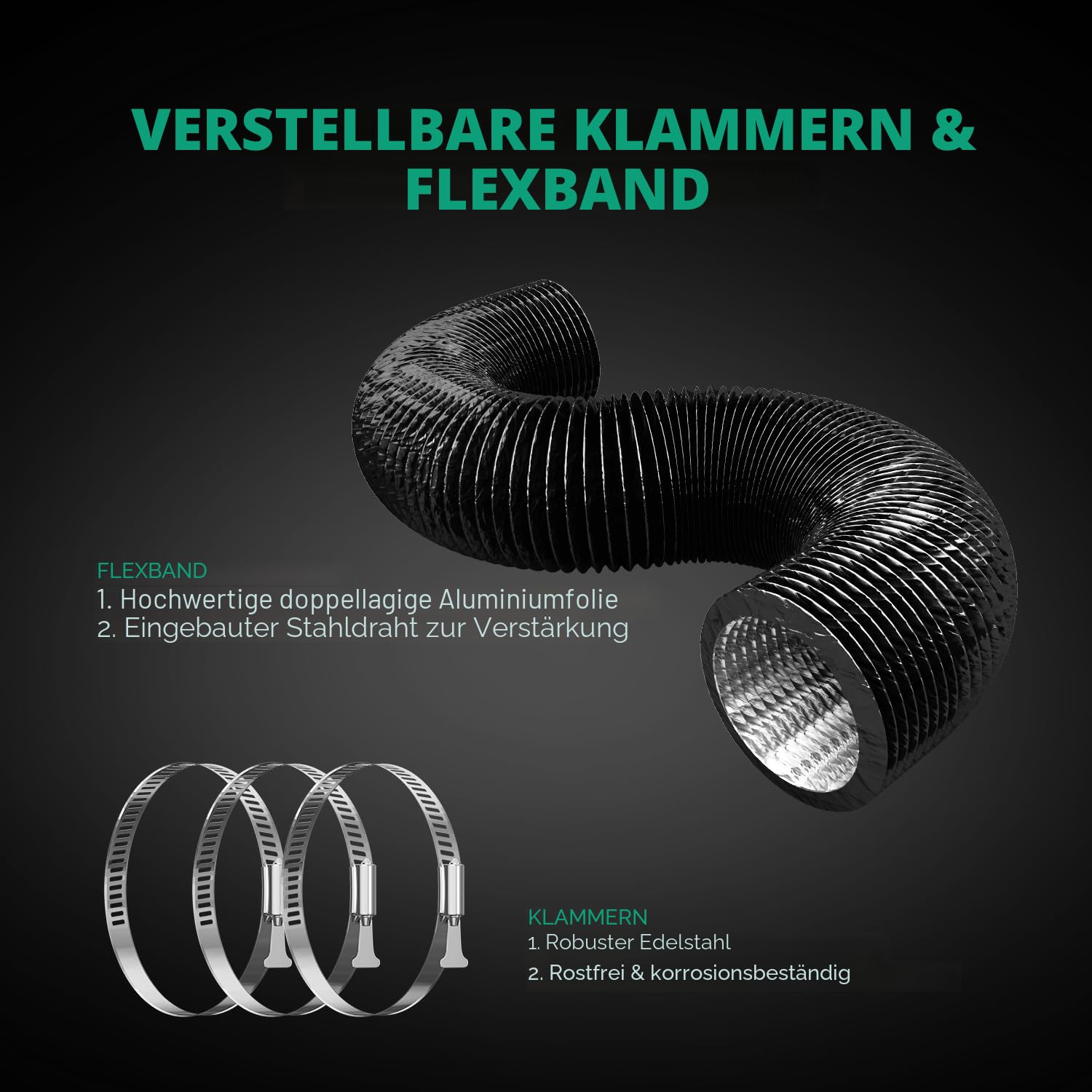MARS HYDRO 4" Rohrventilator 100mm/Abluftset mit iControl Temperatur- & Feuchtigkeitsregler, App-Fernsteuerung, Aktivkohlefilter-Kombo + Abluftschlauch，Belüftungssystem Lüftungsset für Growzelt
