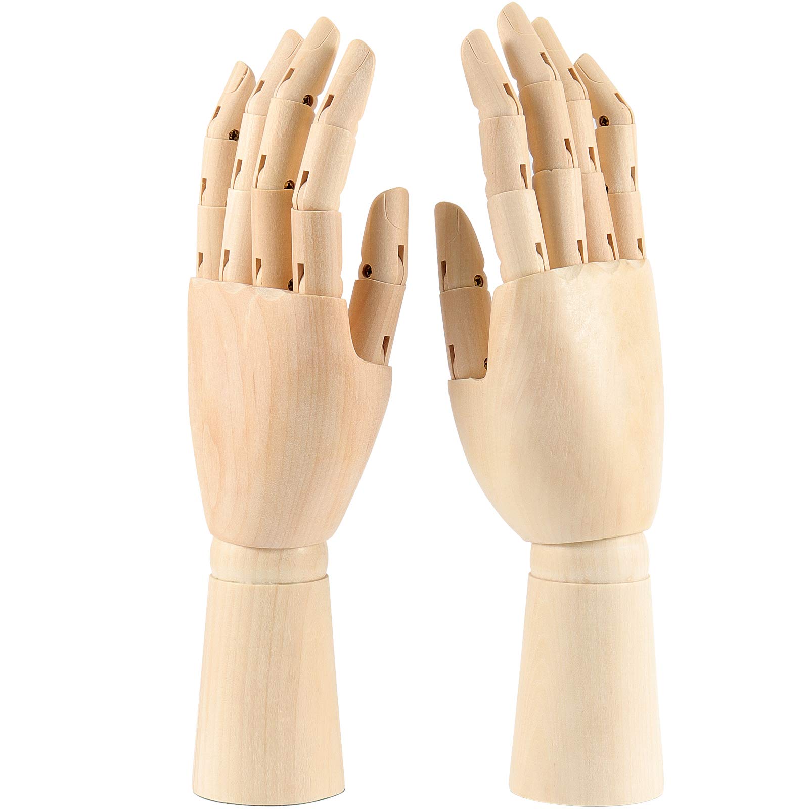 Amazon.com: ZEONHAK 4 Pack 11.8 Inches Flexible Wooden Hand Model