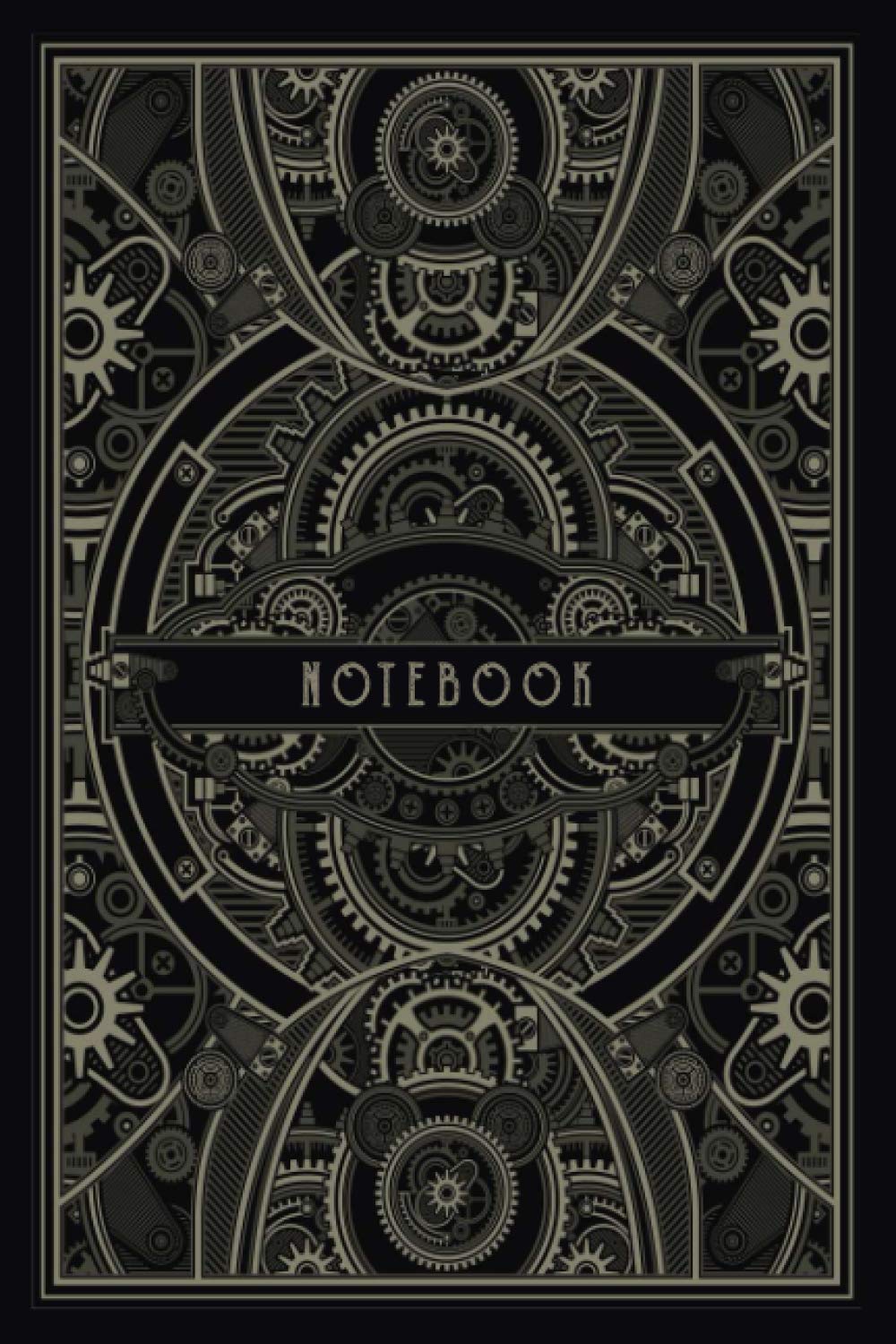 The Steampunk Notebook: Ruled notebook | 100 pages, 6x9 inches | Gift for steampunk lovers