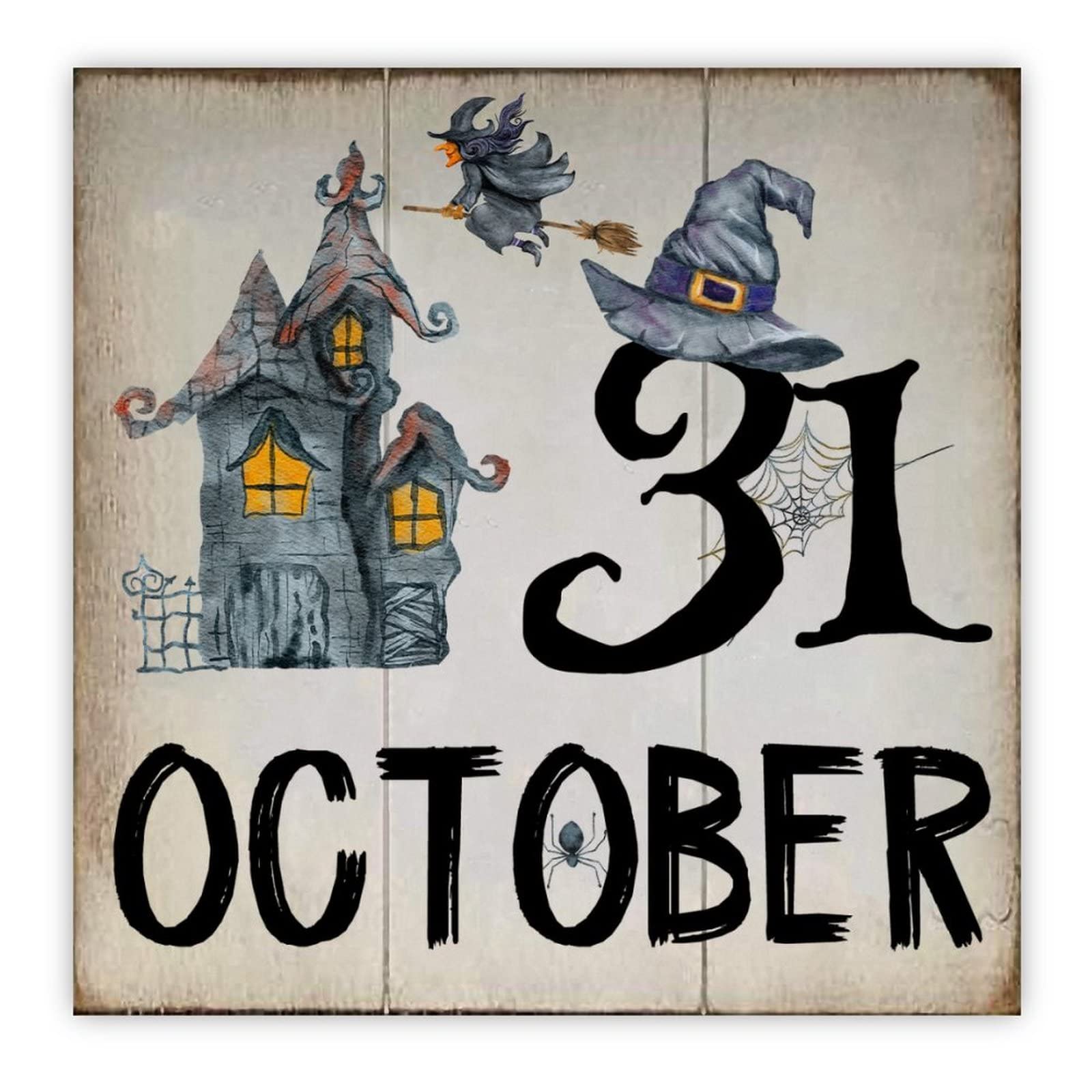Déco Halloween araignée et sorcière pour habiller l'entrée et le salon
