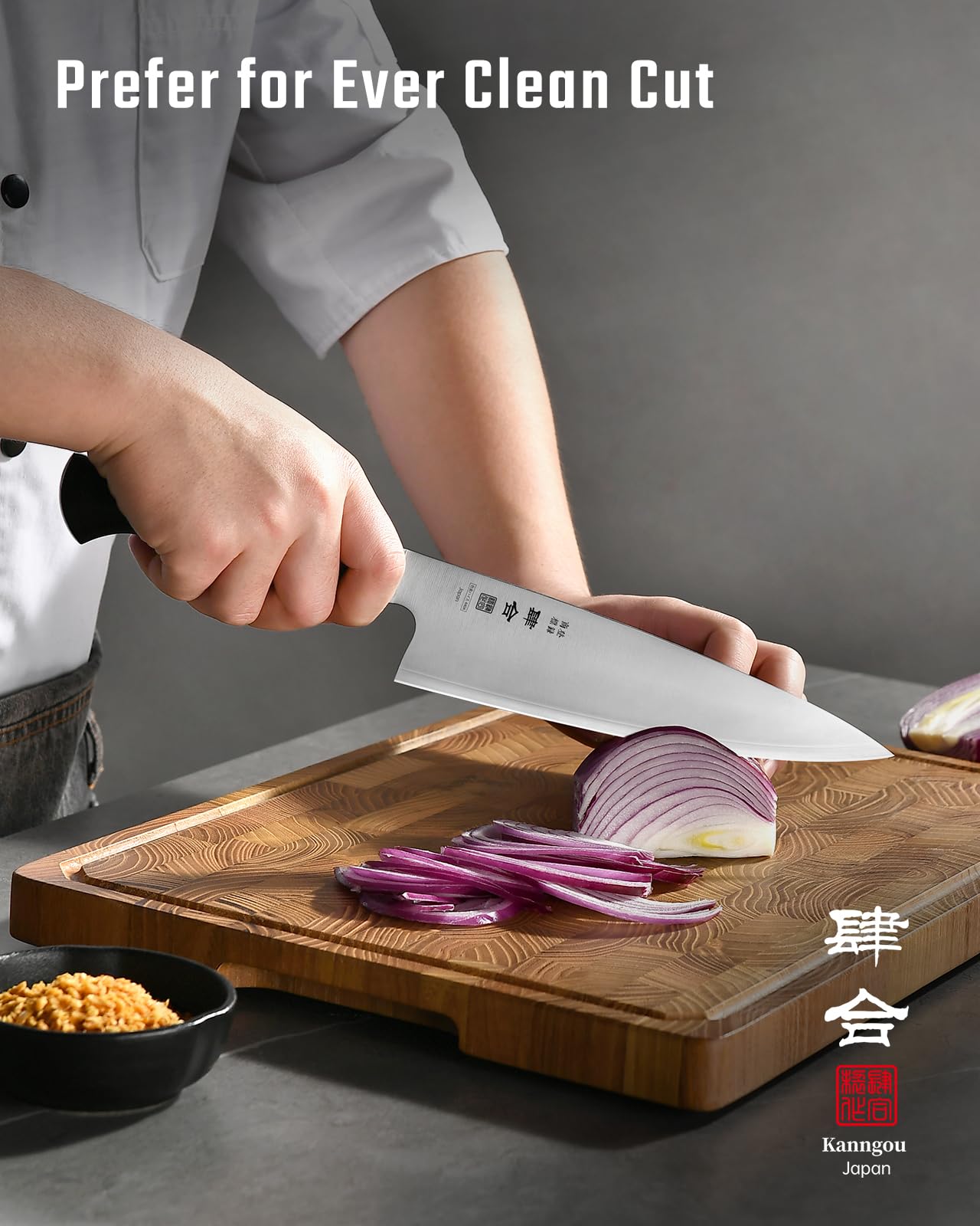 kanngou 8 Inch Chef Knife, Kitchen Knife with 440A AllOY Steel — Amazon image 5