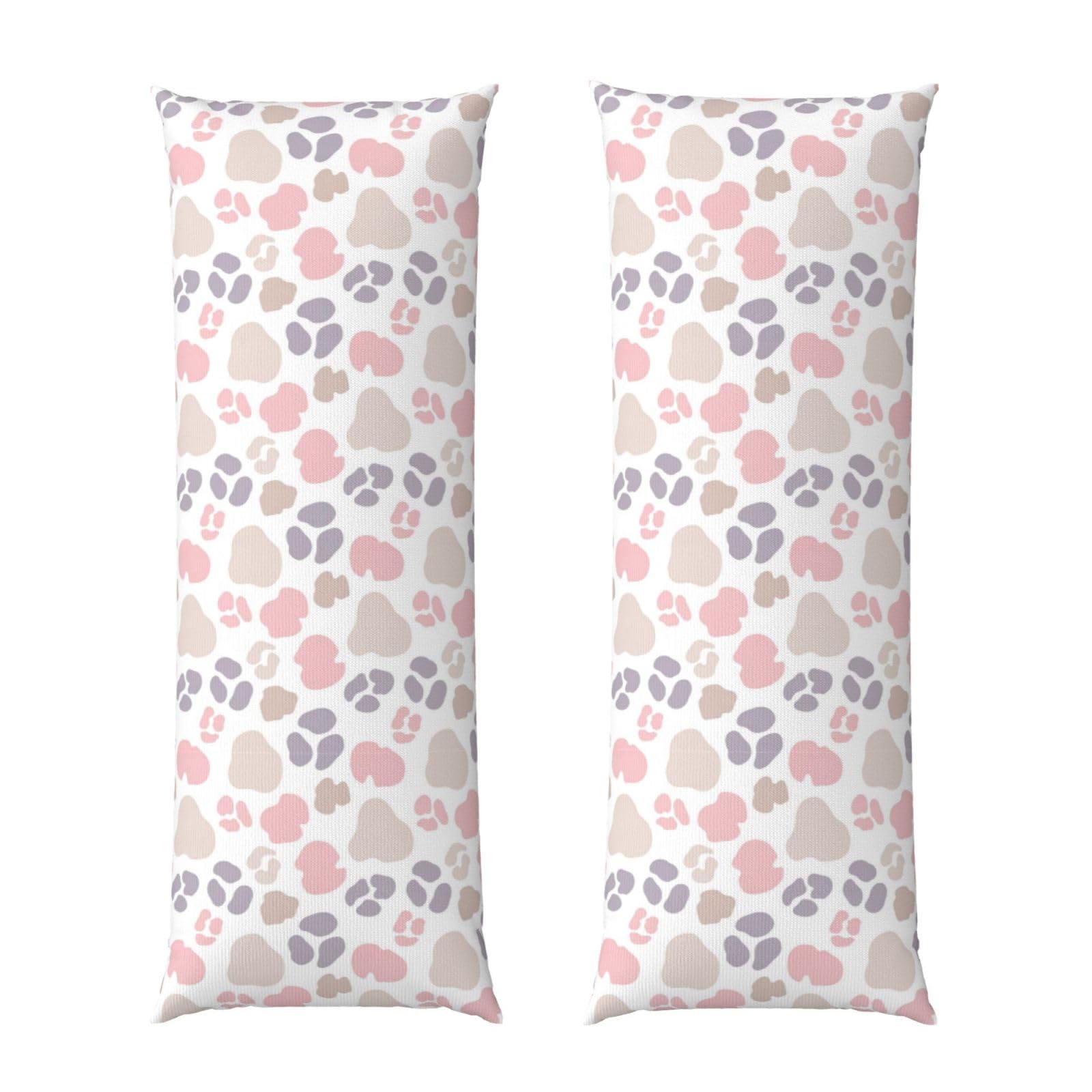 Body Pillowcase 20x54, Pink Rose Gold Cheetah Skin Wild Animal Leopard Print, Plush Velvet Pillow Cover with Zipper, Cozyffy Rectangular Cushion Case for Couch Bed Home Hotel