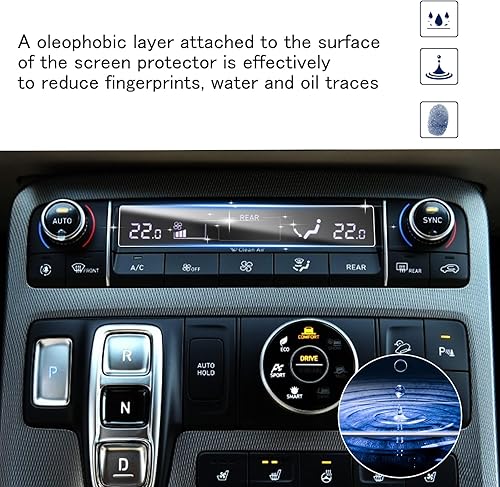 Miniatura 3 de SHAOHAO Protector de pantalla Palisade 2022 para Hyundai Palisade 2020 2021 2022 Accesorios para panel de CA, protector de pantalla de aire