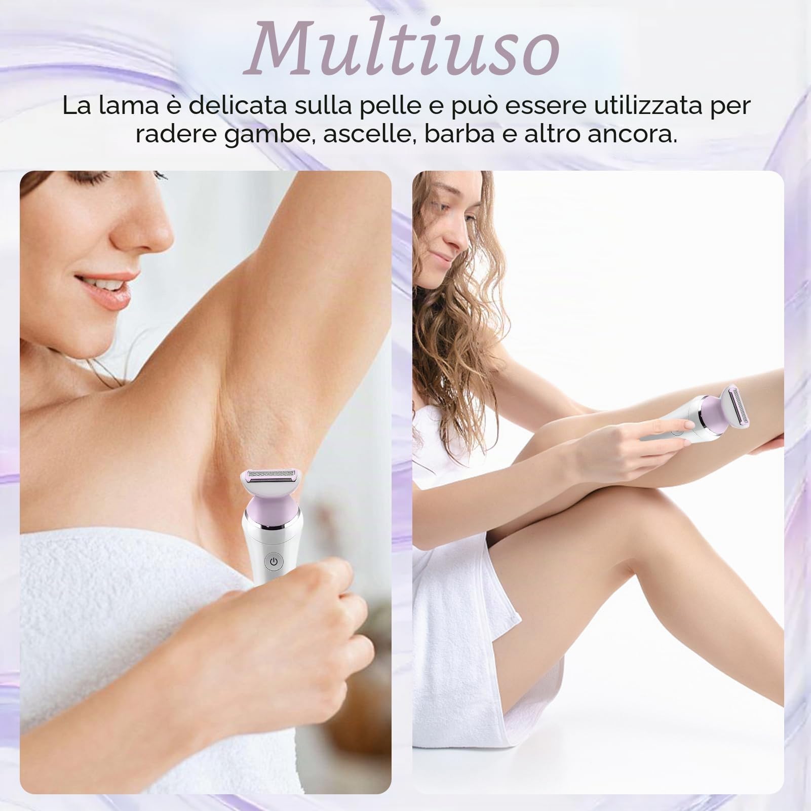2 lame di ricambio per rasoio BRL130 BRL140 BRL175 BRL146 Bre620 Bre640 Bg2040 Bg2020 Wet & Dry Ladyshave - 2 lame da rasoio da donna