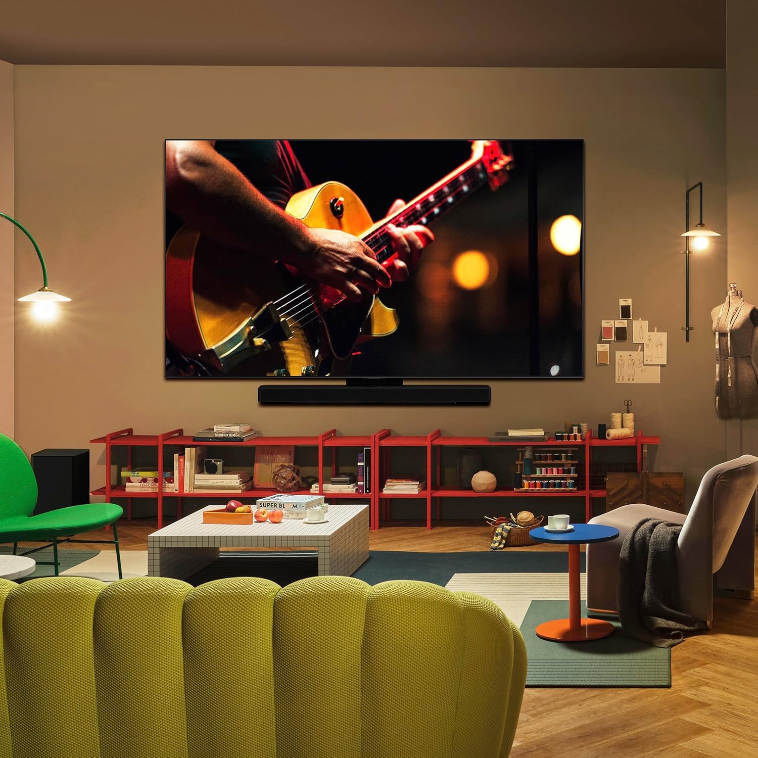 LG OLED evo AI C5 77 pollici, Smart TV 4K, Processore α9 Gen8, Brightness Booster, webOS con AI, Dolby Vision & Atmos, Gaming con VRR e GSYNC 4K@144Hz, OLED77C55LA 2025