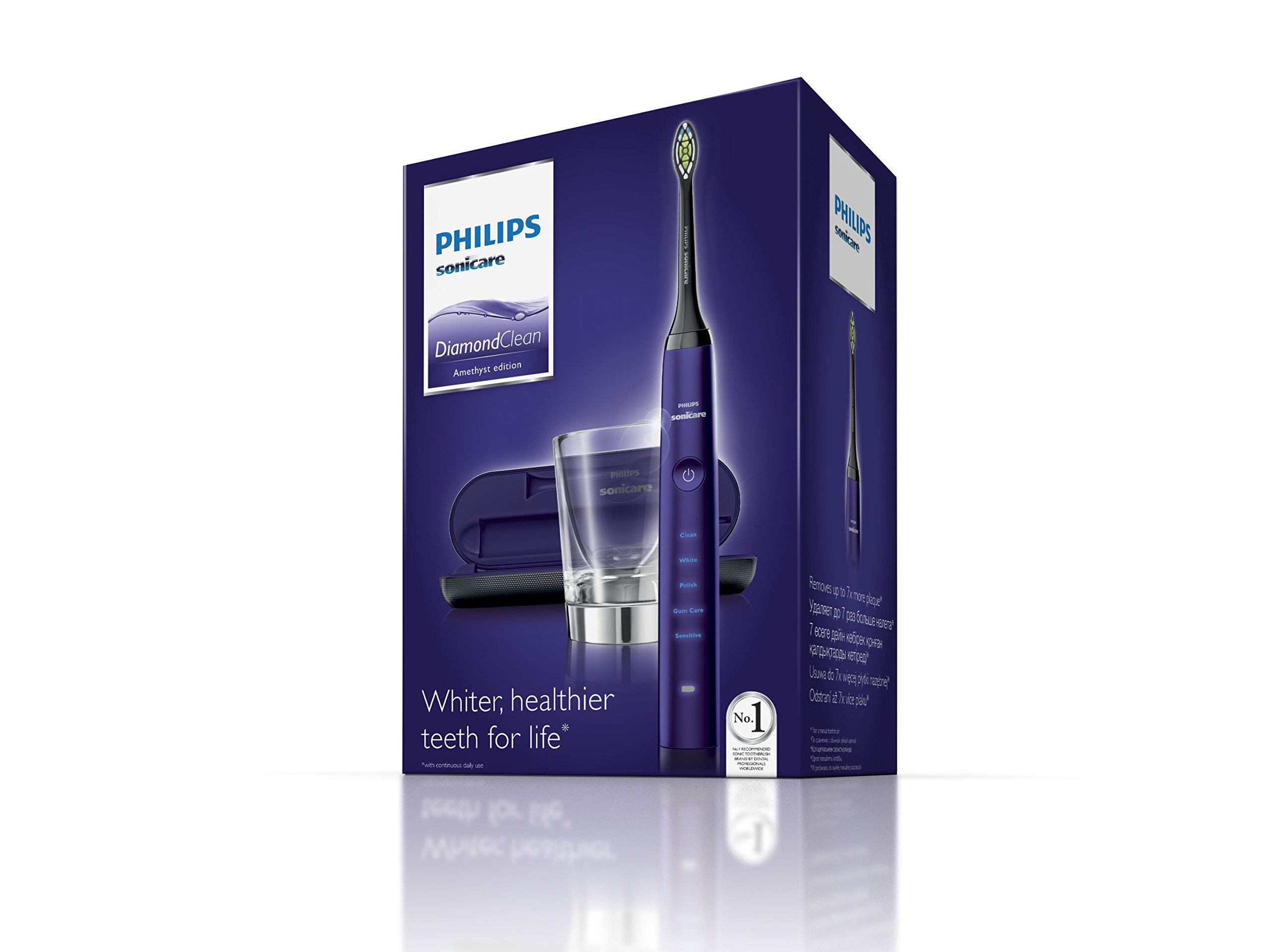 Philips Sonicare DiamondClean HX9372/04 spazzolino elettrico Adulto Spazzolino elettrico sonico Nero, Blu