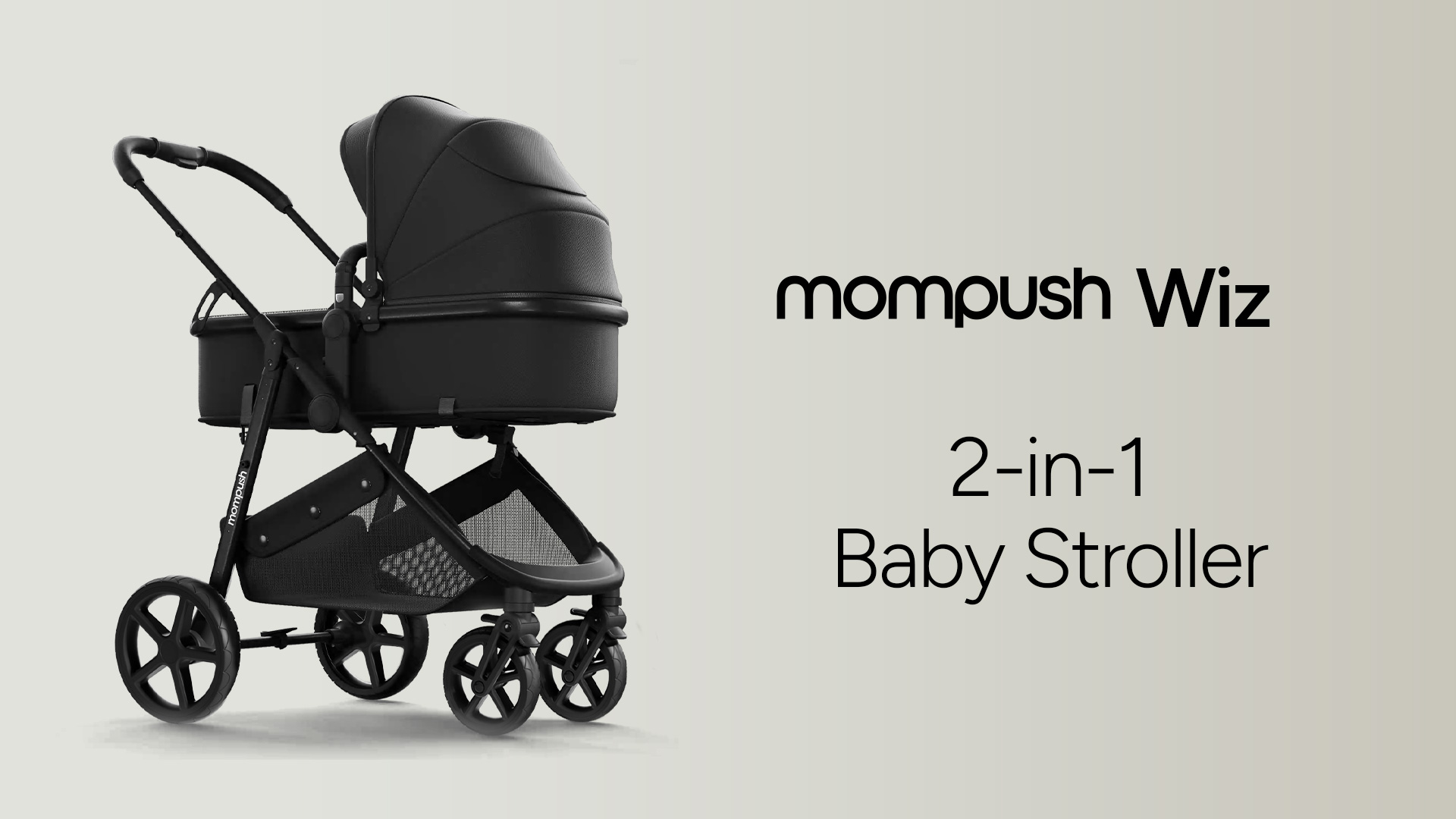 Amazon.com : Mompush Wiz 2 in 1 Baby Stroller with Infant Pramette