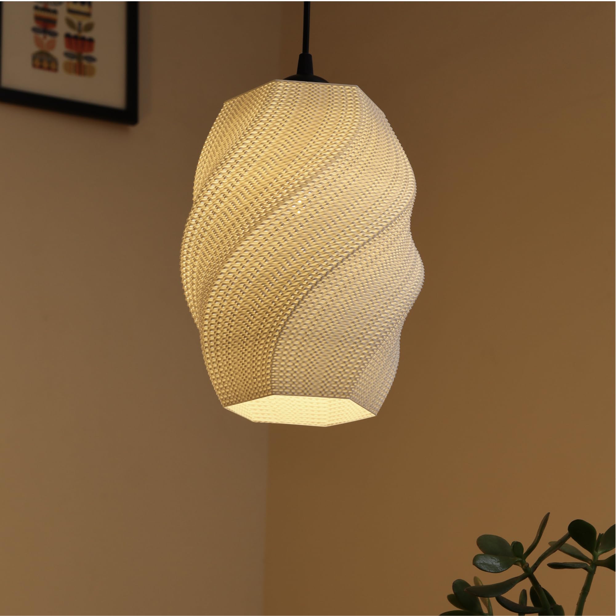 Josefina Pendant Light | Natural White | Small Size | Decorative Ceiling Lamp for Home, Office & Restaurant-image-44