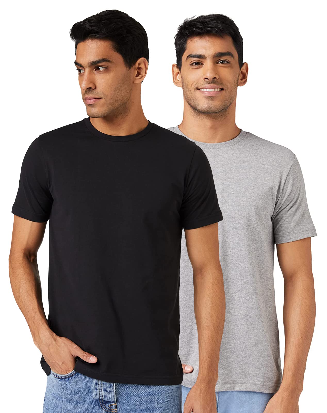 Amazon Brand - SymbolMen's Solid Regular T-Shirt (AW17PLPO2-3)