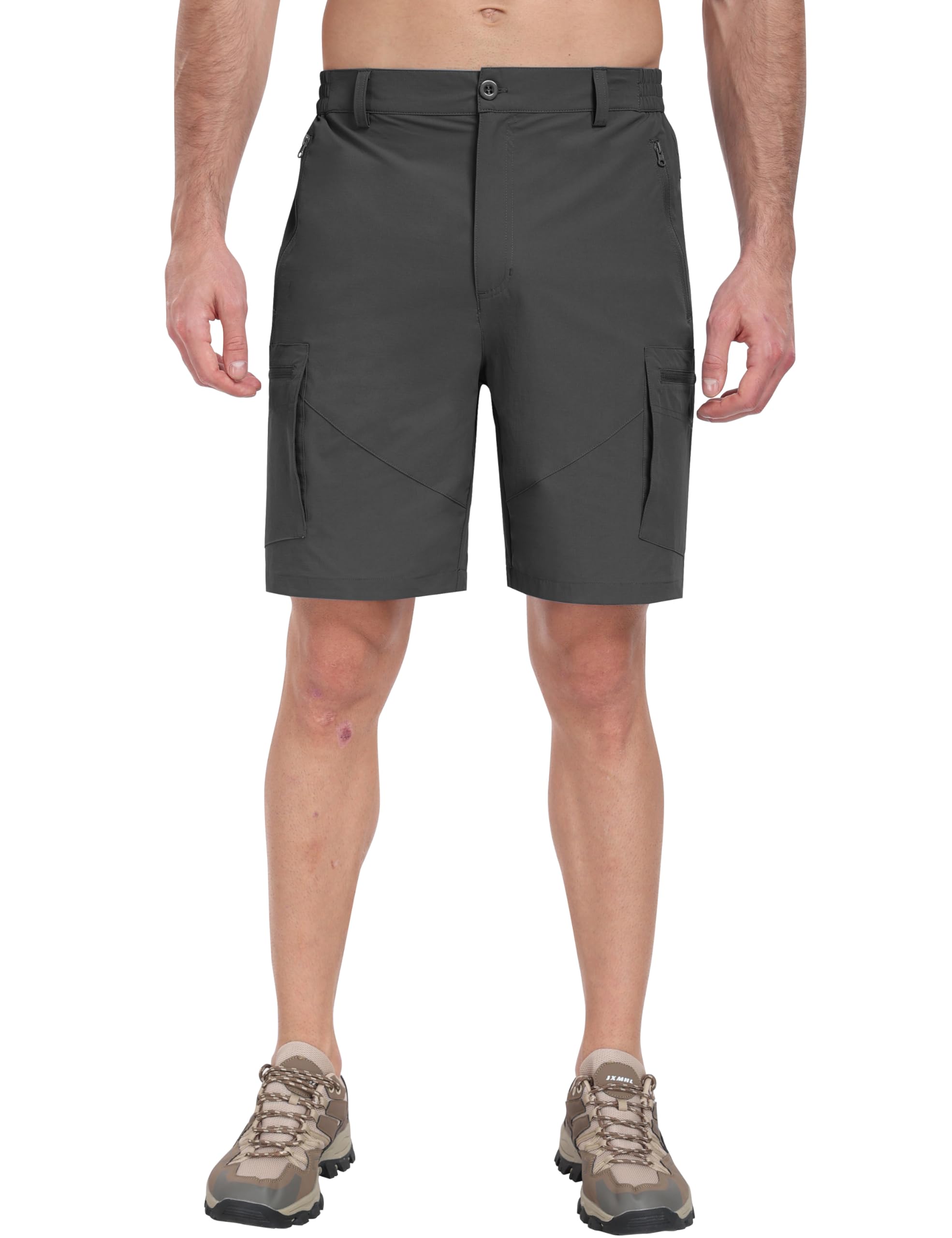 MoFiz Pantalones Cortos Cargo Hombre Pantalones Cortos de Senderismo Pantalones Cortos de Golf Deportivos Bermudas Ligero Secado rápido Exterior Pantalones Cortos con 5 Bolsillos