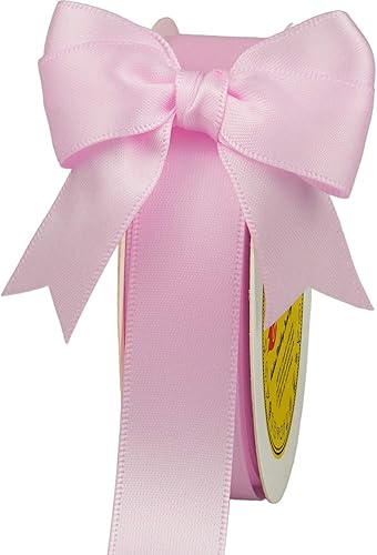 Miniatura 395 de Cinta de satén verde esmeralda de doble cara de 1-1/2 pulgadas x 50 yardas, cinta de poliéster verde esmeralda para envolver regalos, muy adecuada