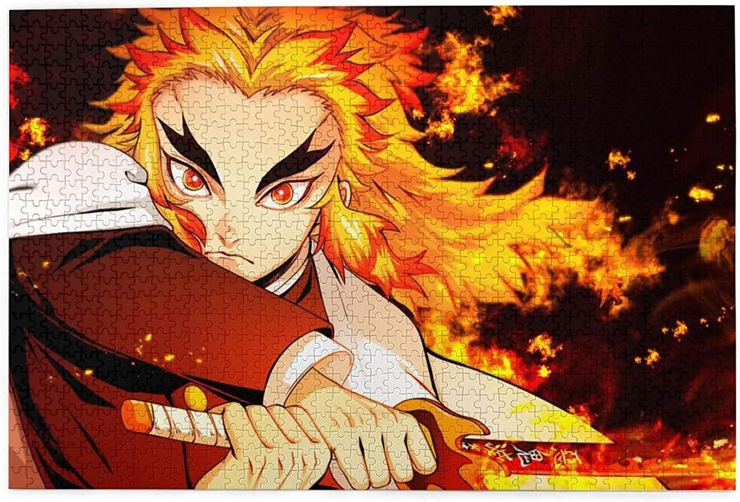 木製 パズル 1000ピース 鬼滅の刃 ジグソーパズル アニメ パズル 炼狱杏寿郎 無限列車 木製 パズル 1000ピース 鬼滅の刃 ジグソーパズル アニメ パズル 炼狱杏寿郎 無限列車