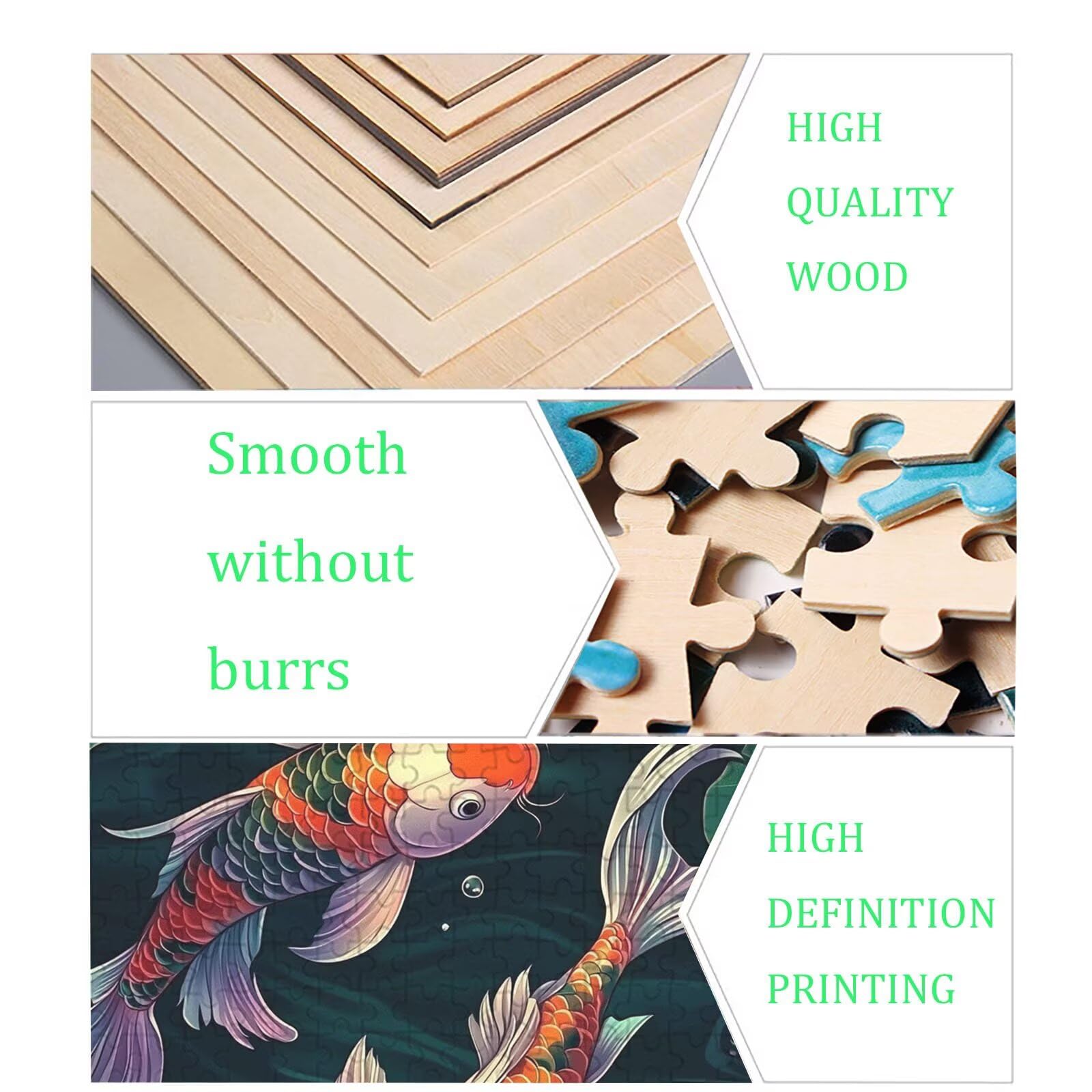 Puzzle 6000 elementów, ryba lotos puzzle 6000 elementów dla dorosłych i dzieci, premium artystyczna łamigłówka, 179,5x105,5 cm Klasyczna gra puzzli dla dorosłych, dekoracja domu, prezent dla mężczyzn