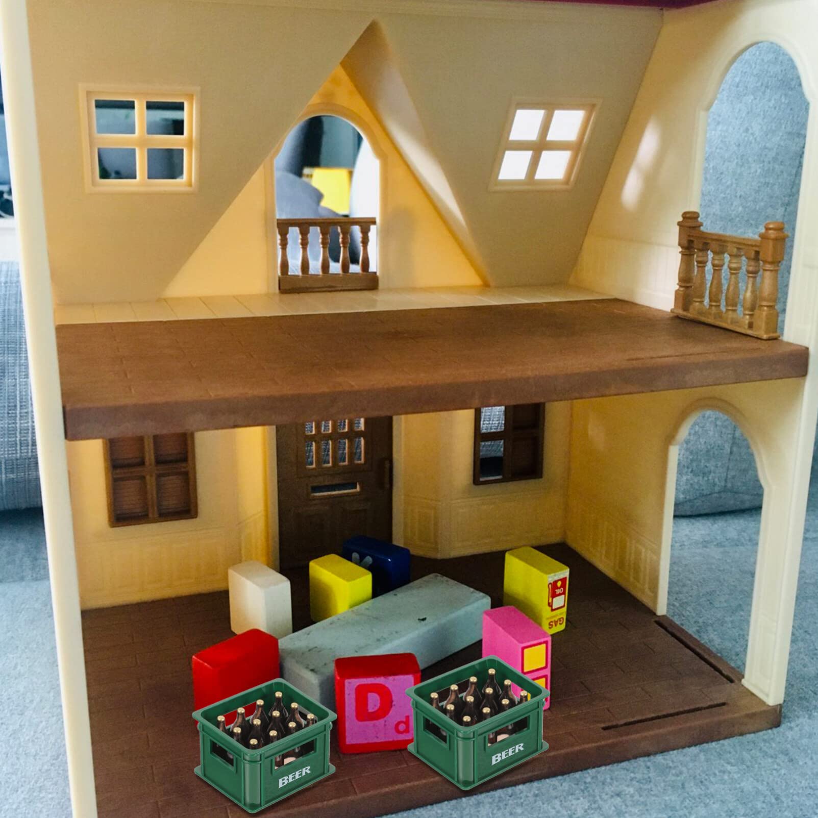 Amazon | jojofuny ミニチュア7ビール7ボトル7おもちゃ72 セット7  