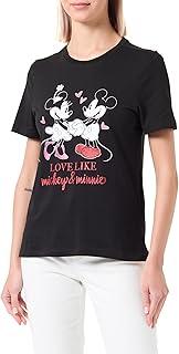 بلوزة ميكي لايف فالانتاين للنساء من اونلي