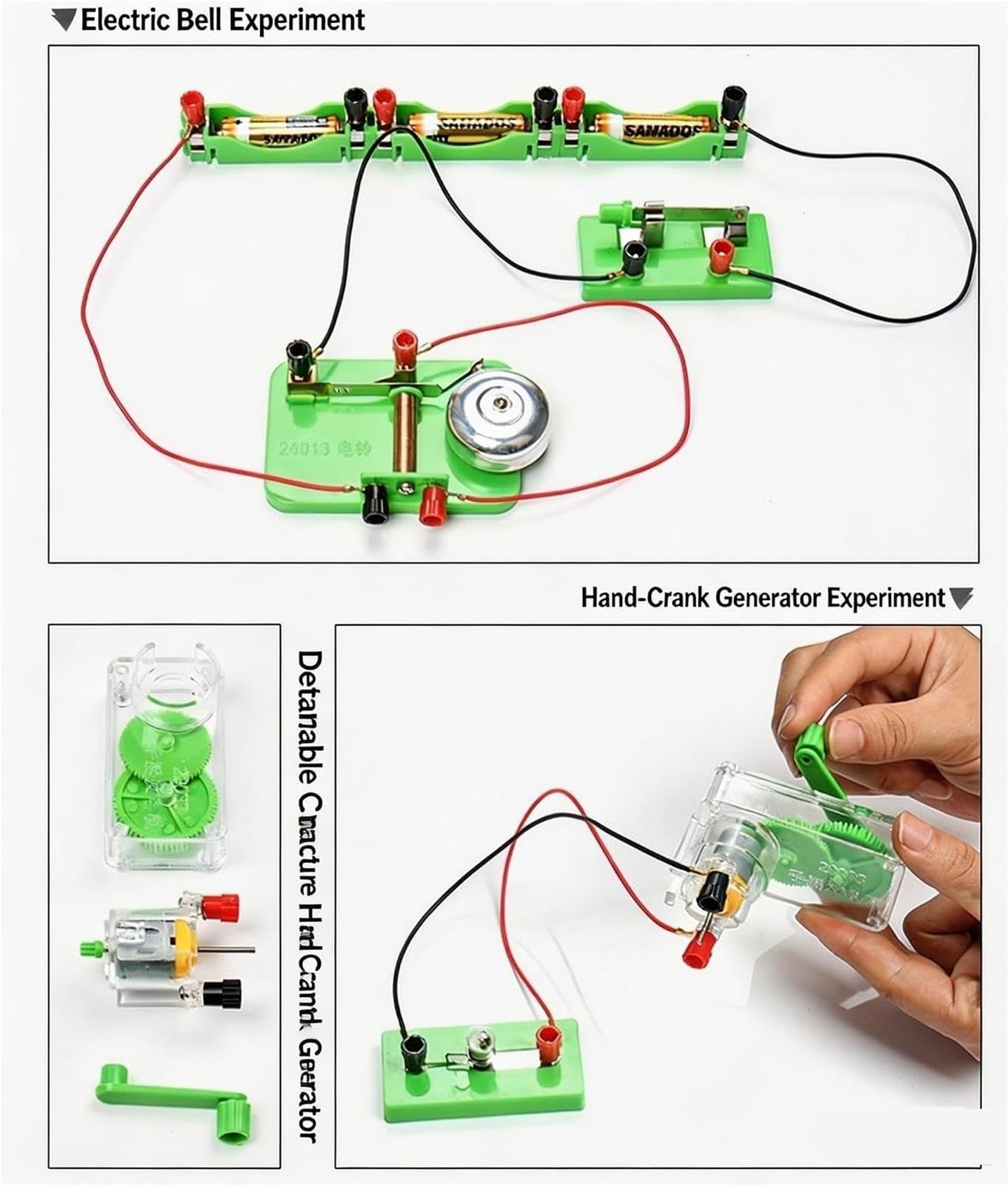 Physik-Elektrizität-Experimentierbox, Schaltkreis, Elektromagnetik-Laborset