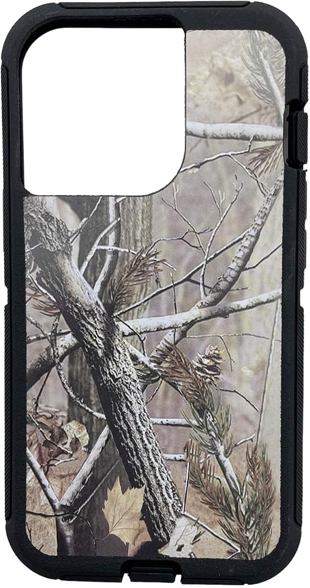 Replacement Rubber Outer Skin Compatible with iPhone 13 Pro Max Otterbox Defender Case(Camouflage)