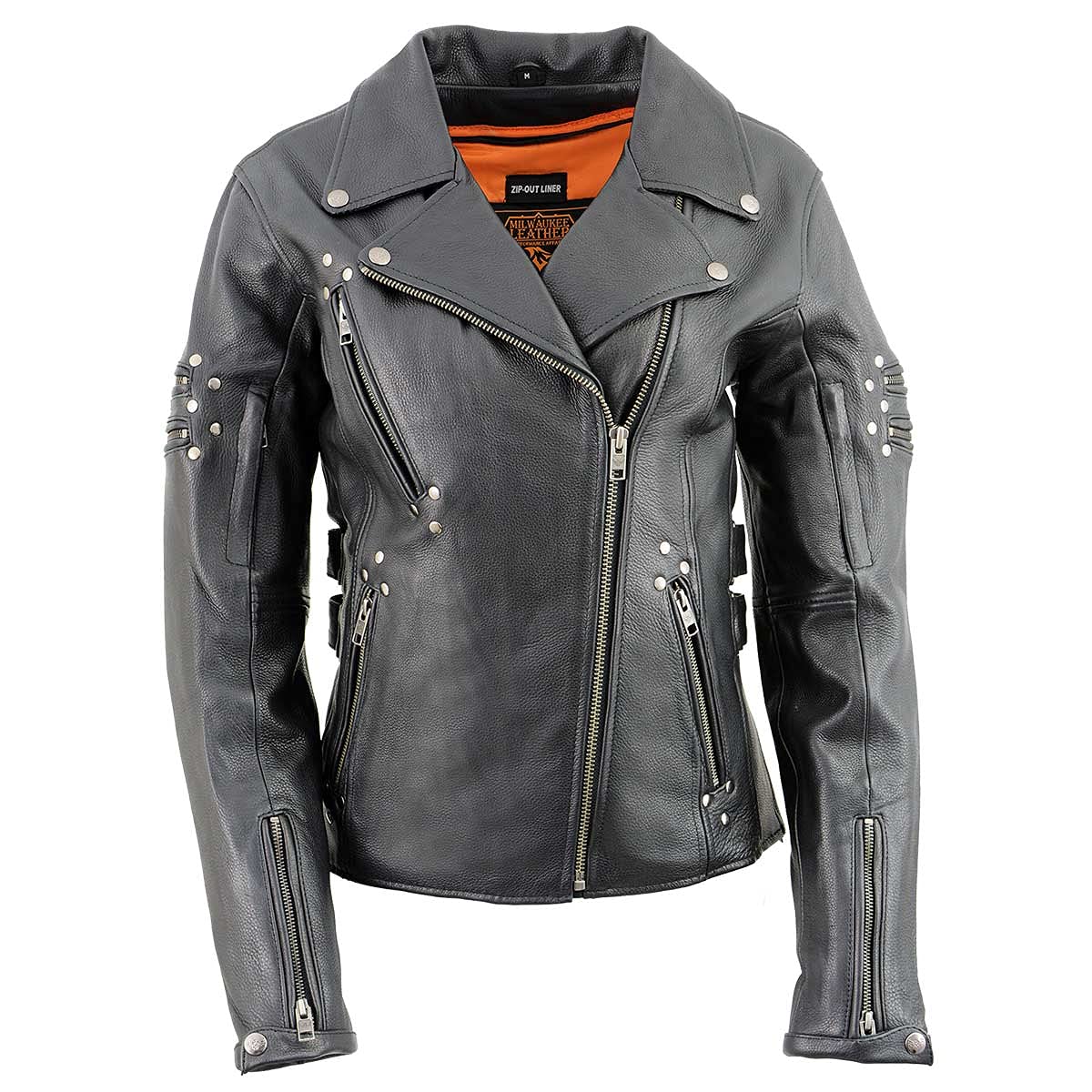 Milwaukee Womens Updated Motorcycle Jacket — view 6