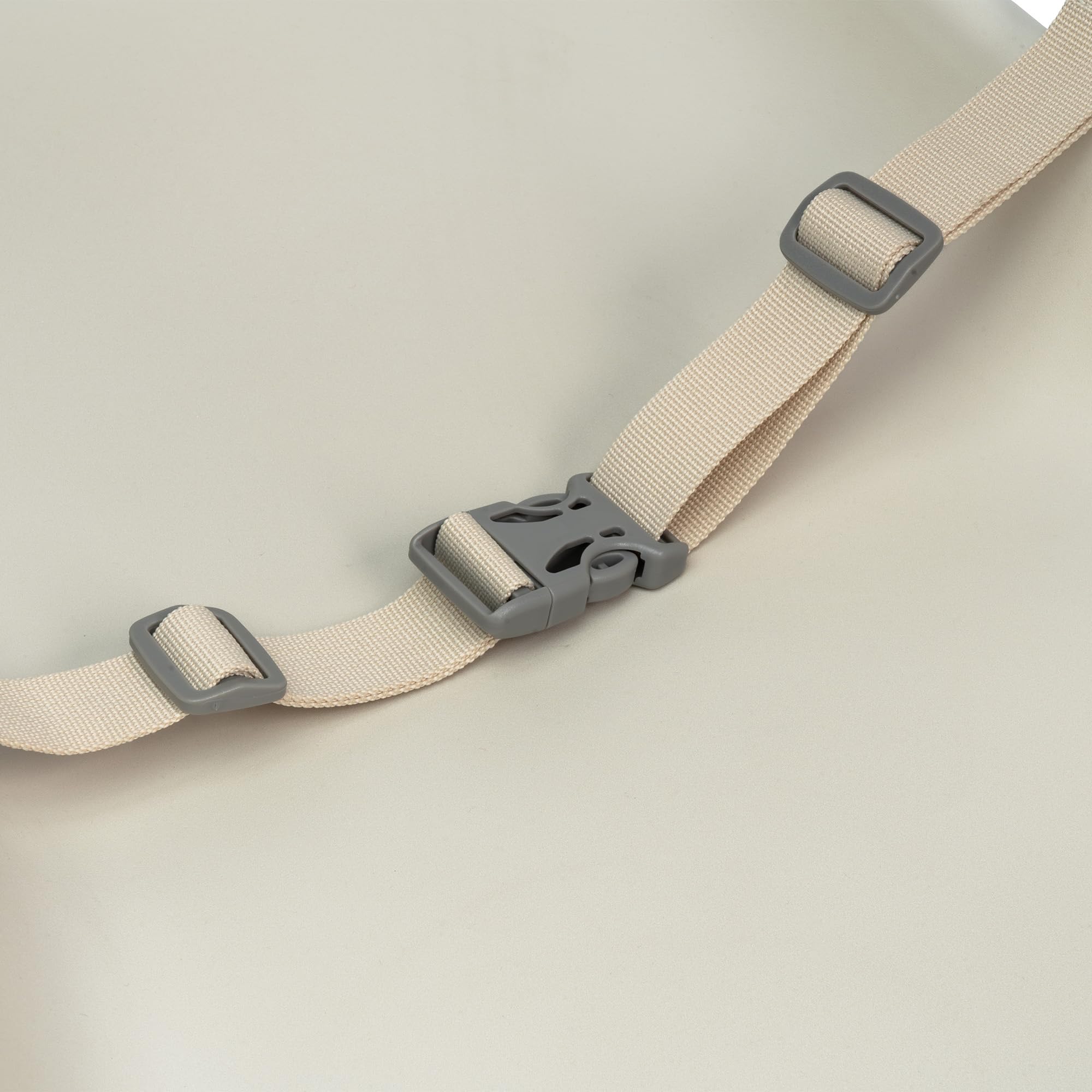 Beroring Wickelauflage Wickelunterlage abwaschbar mit erhöhten Seiten und verstellbarem Gurt rutschfester Unterseite für Wickeltisch Wickelkommode Wickelaufsatz für Babys Soft Linen