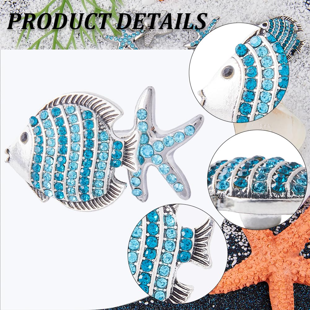 ロージーモンスター fish shell button border tops Amazon.com