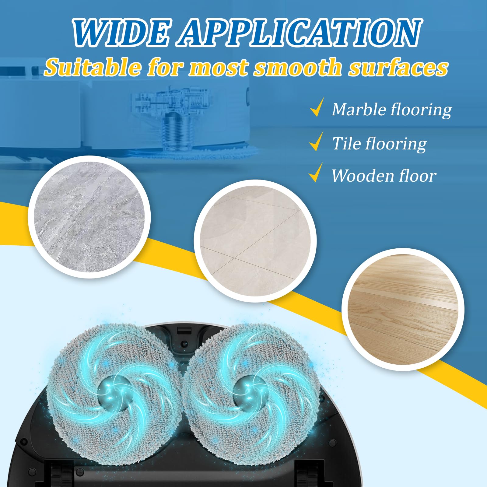 Soporte de Trapeador para Dreame L10S Pro Ultra Heat/L10S Ultra Gen 2 Lavable y Reutilizables Paños de Fregona para Dreame L20/L40/X40/X30/Mova E30 Ultra/X40 Master Robot Aspirador Accesorios xx