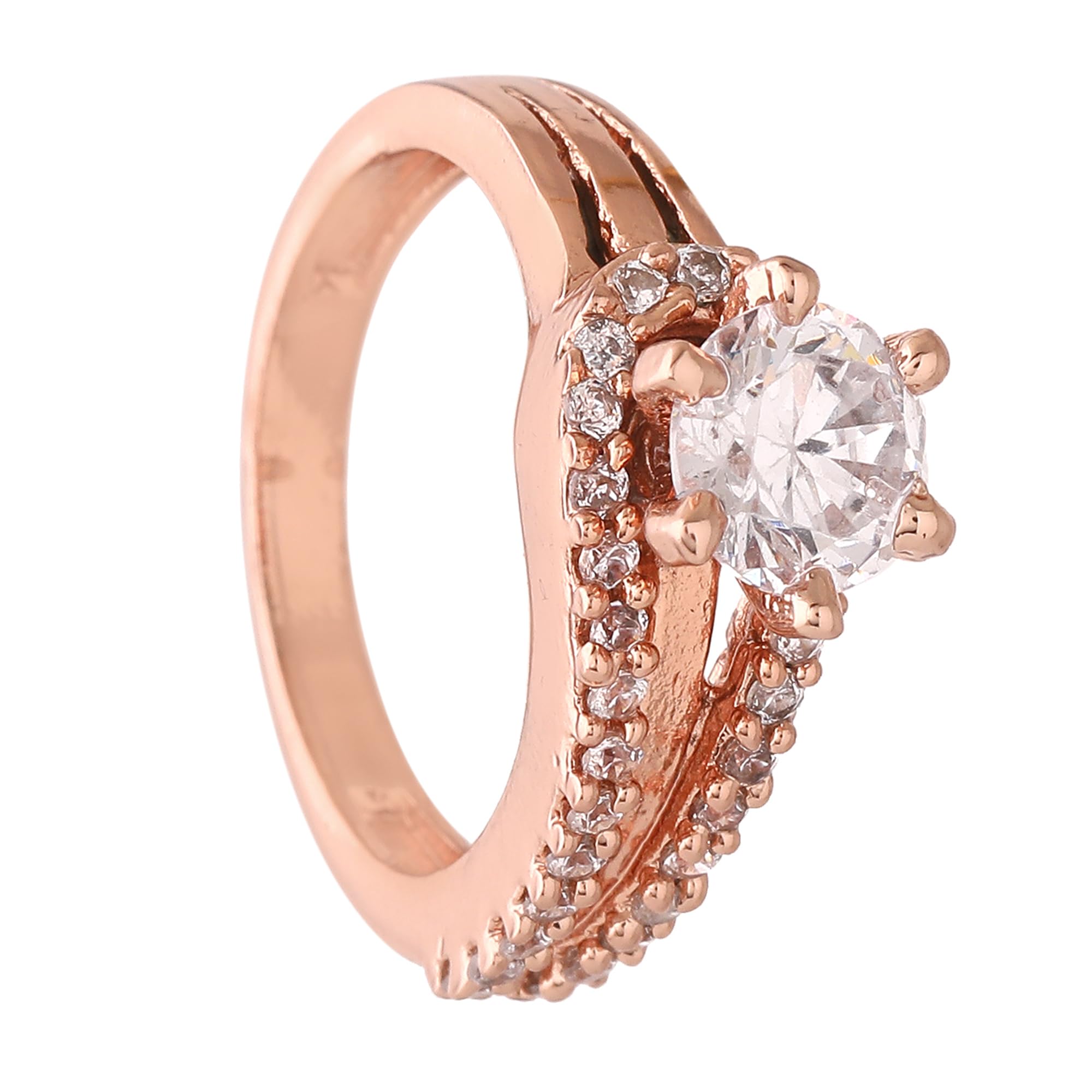 Fancy Solitaire Adjustable Finger Rings