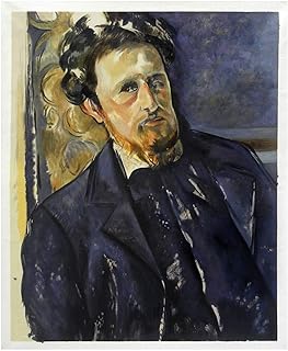 Portrait of Joachim - Paul Cézanne hand-painted oil painting reproduction,Joachim Gasquet,French author, poet, and art critic,study room art