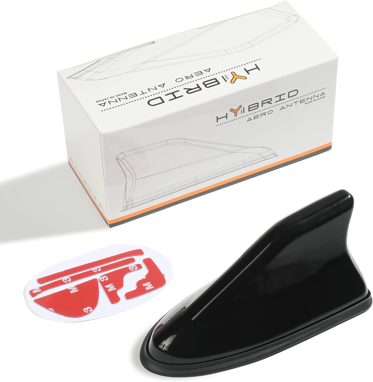 YAKEFLY Car Shark Fin Antenna Cover,Universal Car Shark Fin