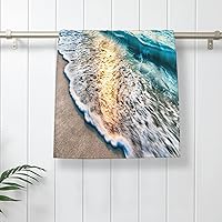 Vista 20 de Hand Towels for Bathroom,Set of 2,Grey and Yellow Abstract Art Painting,Soft Absorbent Small Bath Towel Kitchen Dish Guest Towel Home Decor