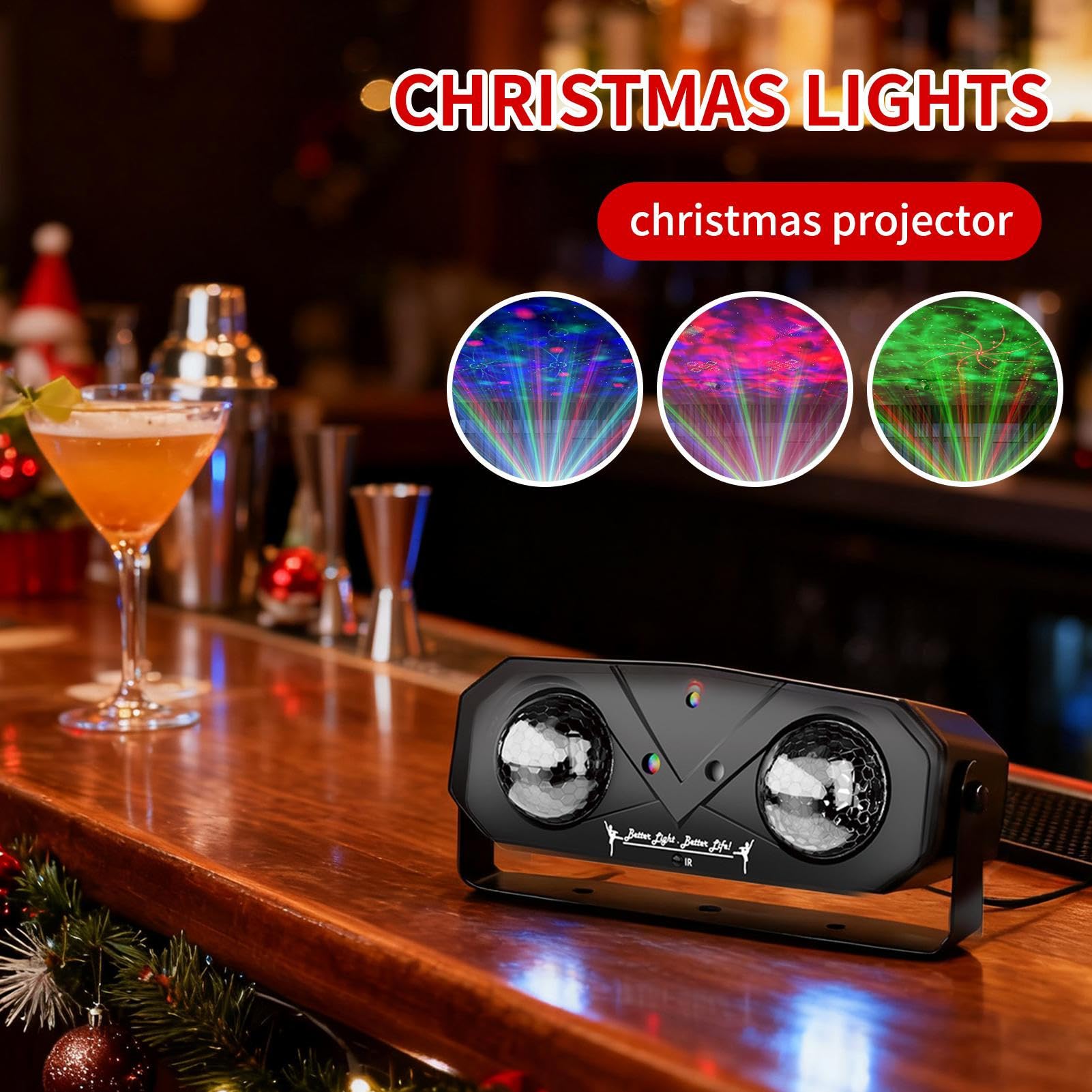 Proiettore Natale Per Esterno Lampada A LED Per Decorazioni