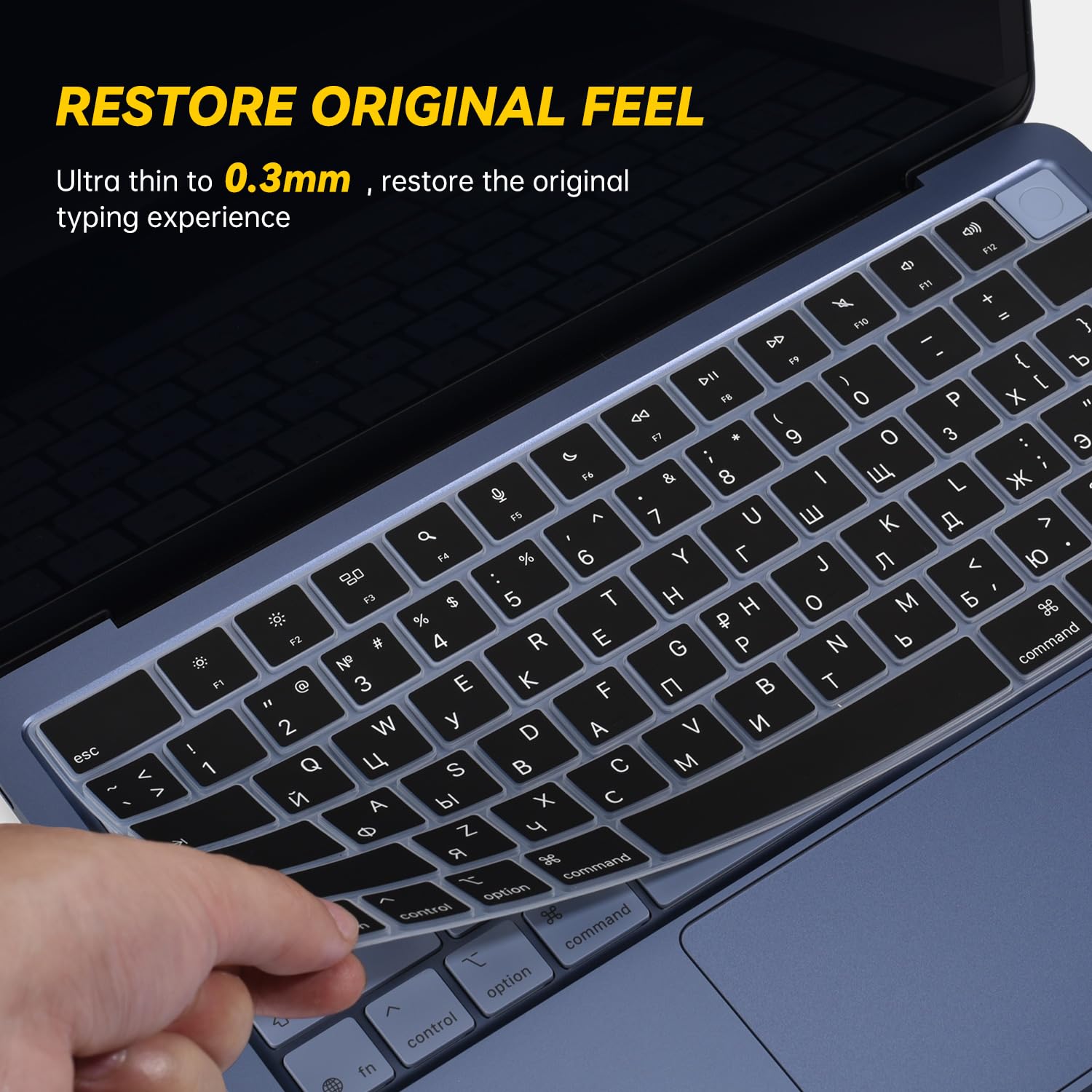 Amazon.com: Russian Keyboard Cover Skin Compatible with 2026 Apple