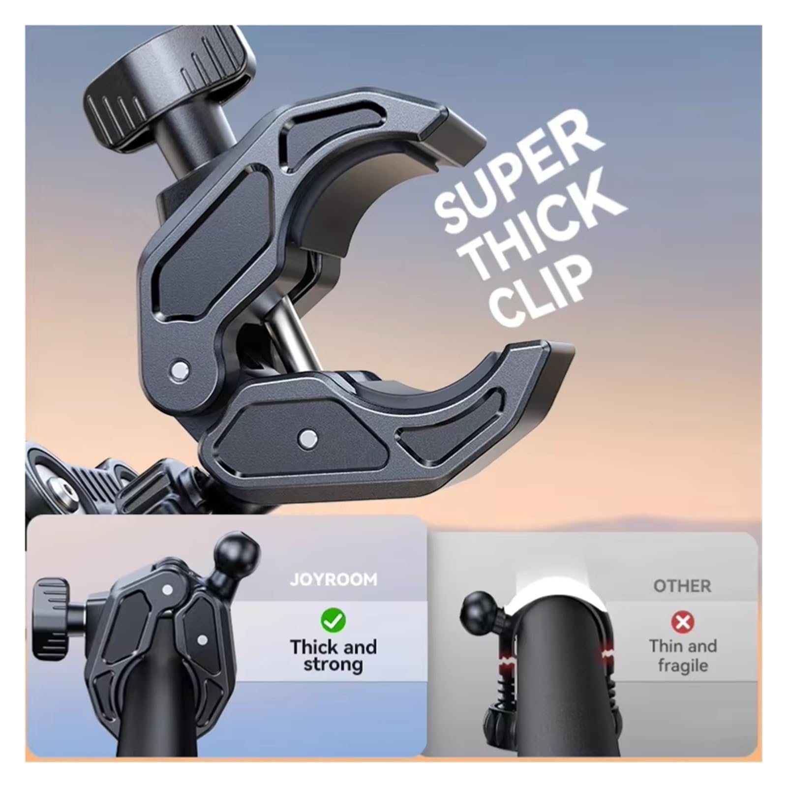 Moto Navigation Support Support Téléphone pour Moto Double Amortisseur Vibrations Vélo Universel pour Téléphones 4.7 À Pouces Moto GPS Support Téléphone