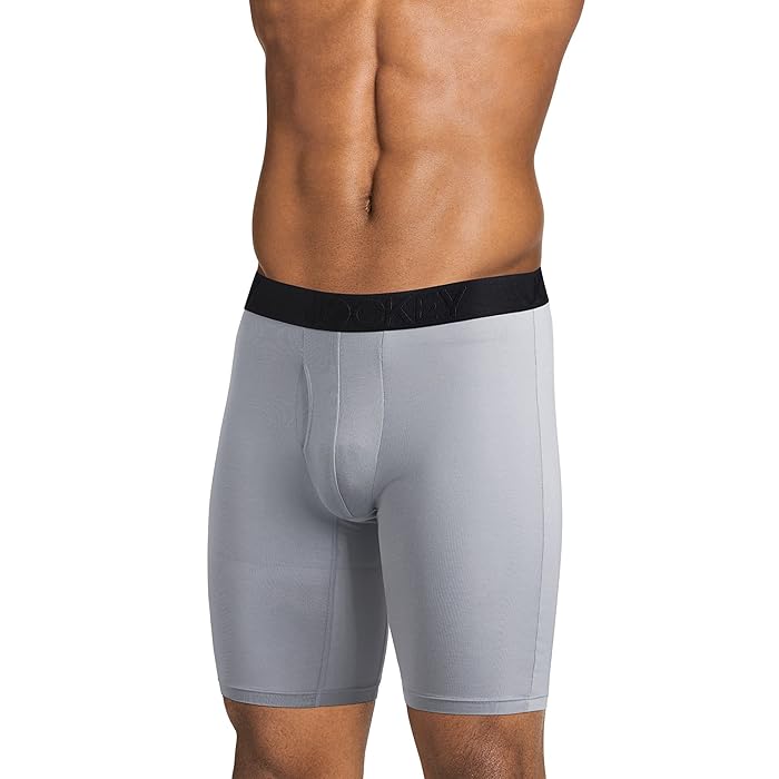Buy Jockey Men's Underwear Active Ultra Soft Modal Long Leg Boxer Brief 3 Pack Online at